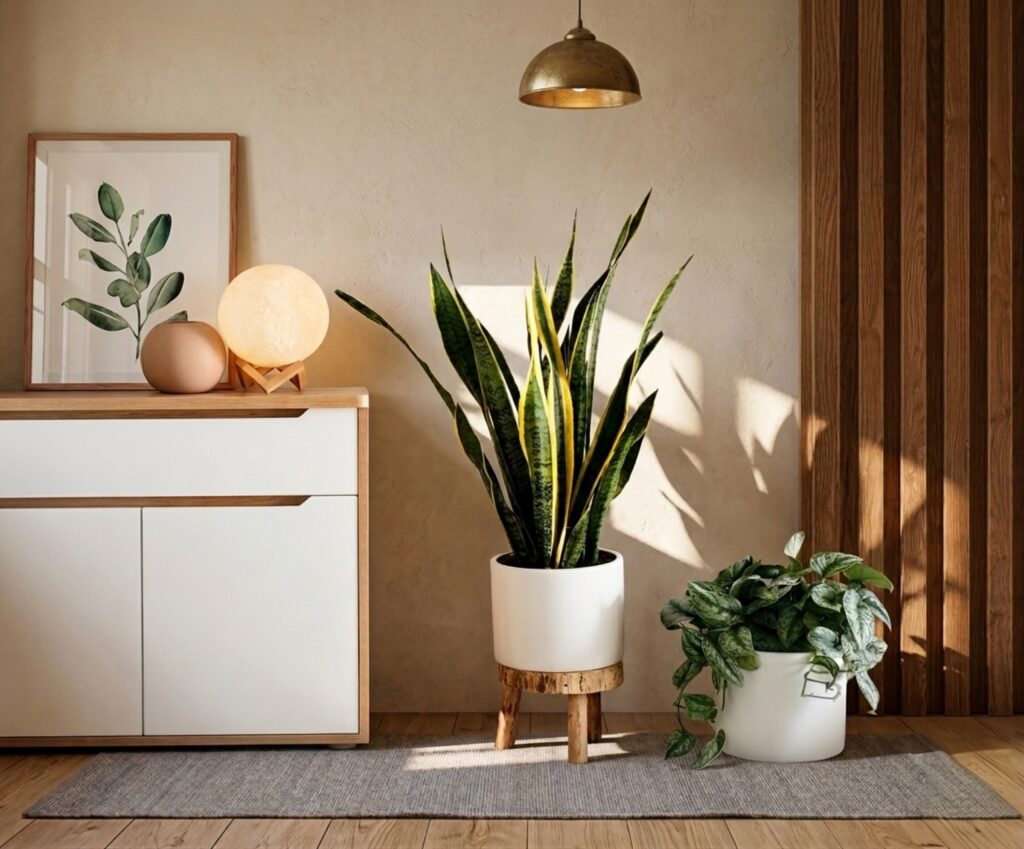 Oak Plant Stand
