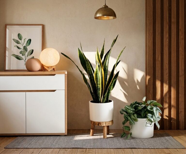 Oak Plant Stand